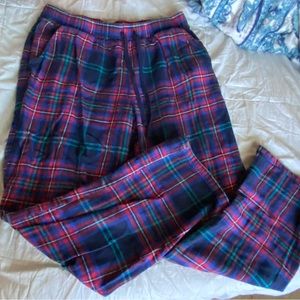 Plaid Pj Pants